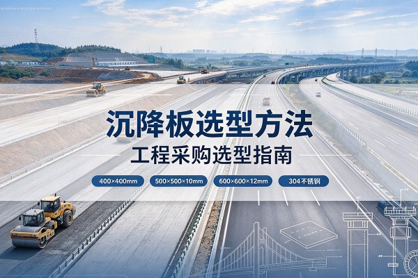 镇宁沉降板选择方法