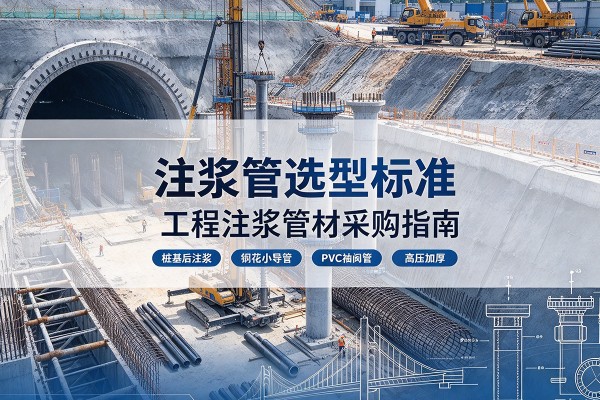 镇宁注浆管选型标准