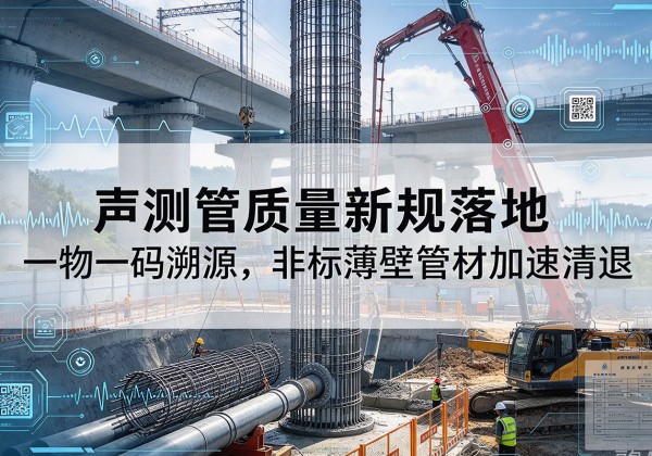 镇宁声测管质量新规落地，一物一码溯源，非标薄壁管材加速清退
