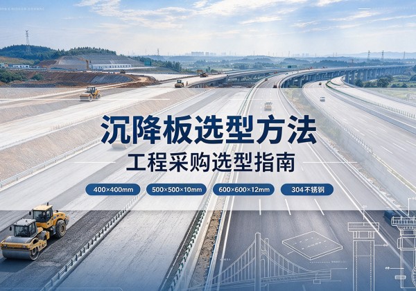 镇宁沉降板选择方法